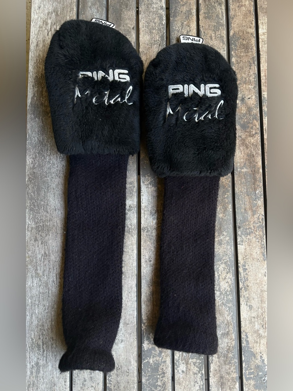 Vintage Ping “Metal” Golf Club Covers
